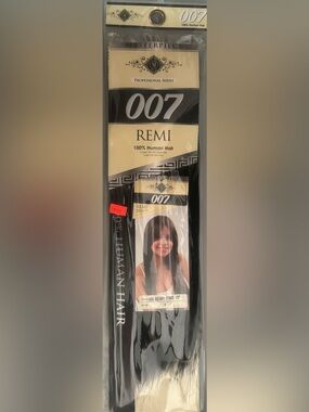 Masterpiece hair. 007 Remi. 100% human hair.